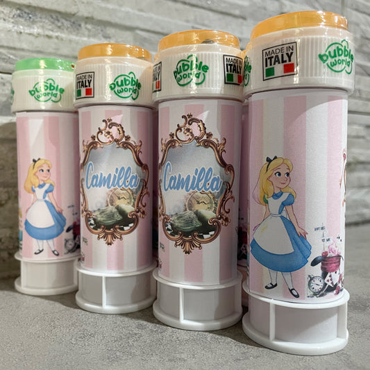 Bolle di Sapone Personalizzate – Regalino Fine Festa Compleanno Bambini con Nome
