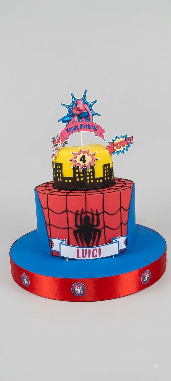 Torta Scenografica Spiderman
