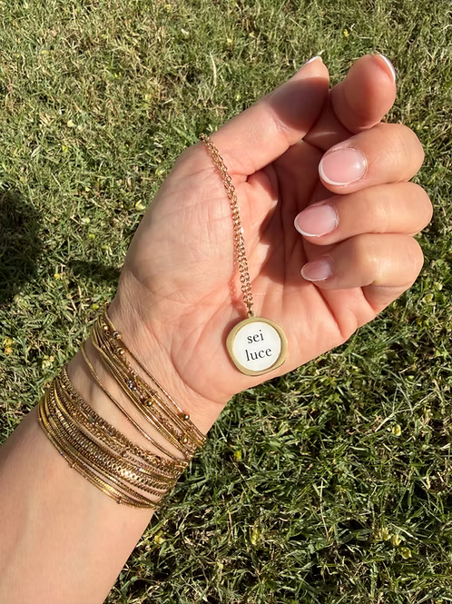 Collana Medaglione "Sei Luce"