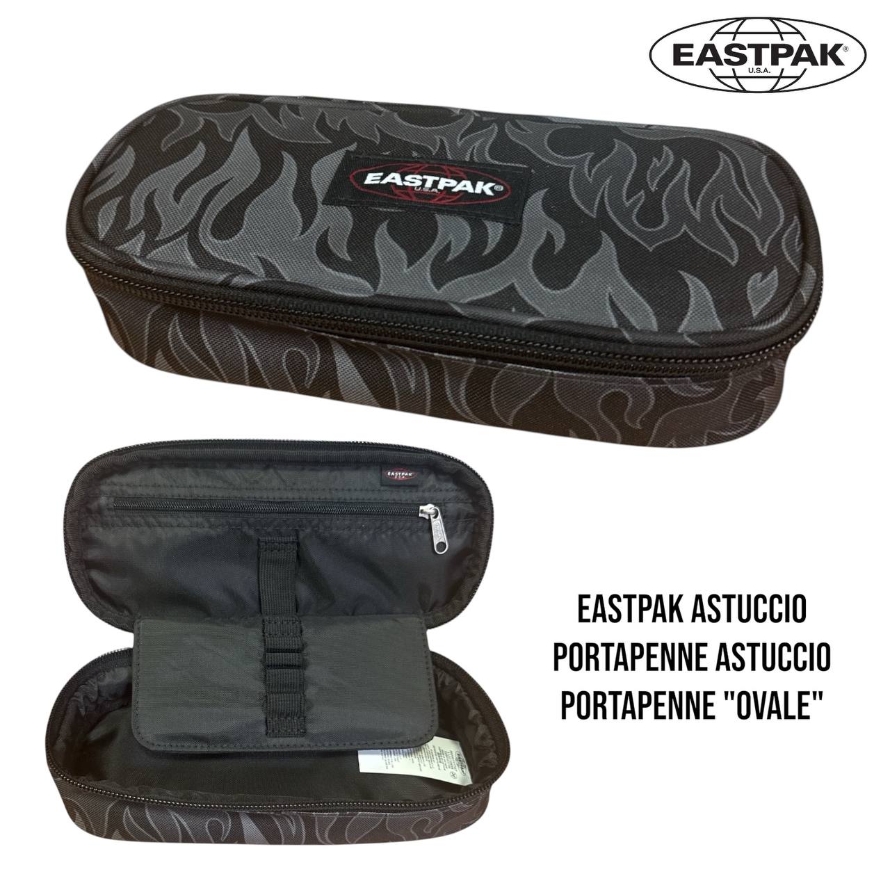 Astuccio Eastpak Oval Single - Portapenne Ovale Capiente per Scuola e Ufficio