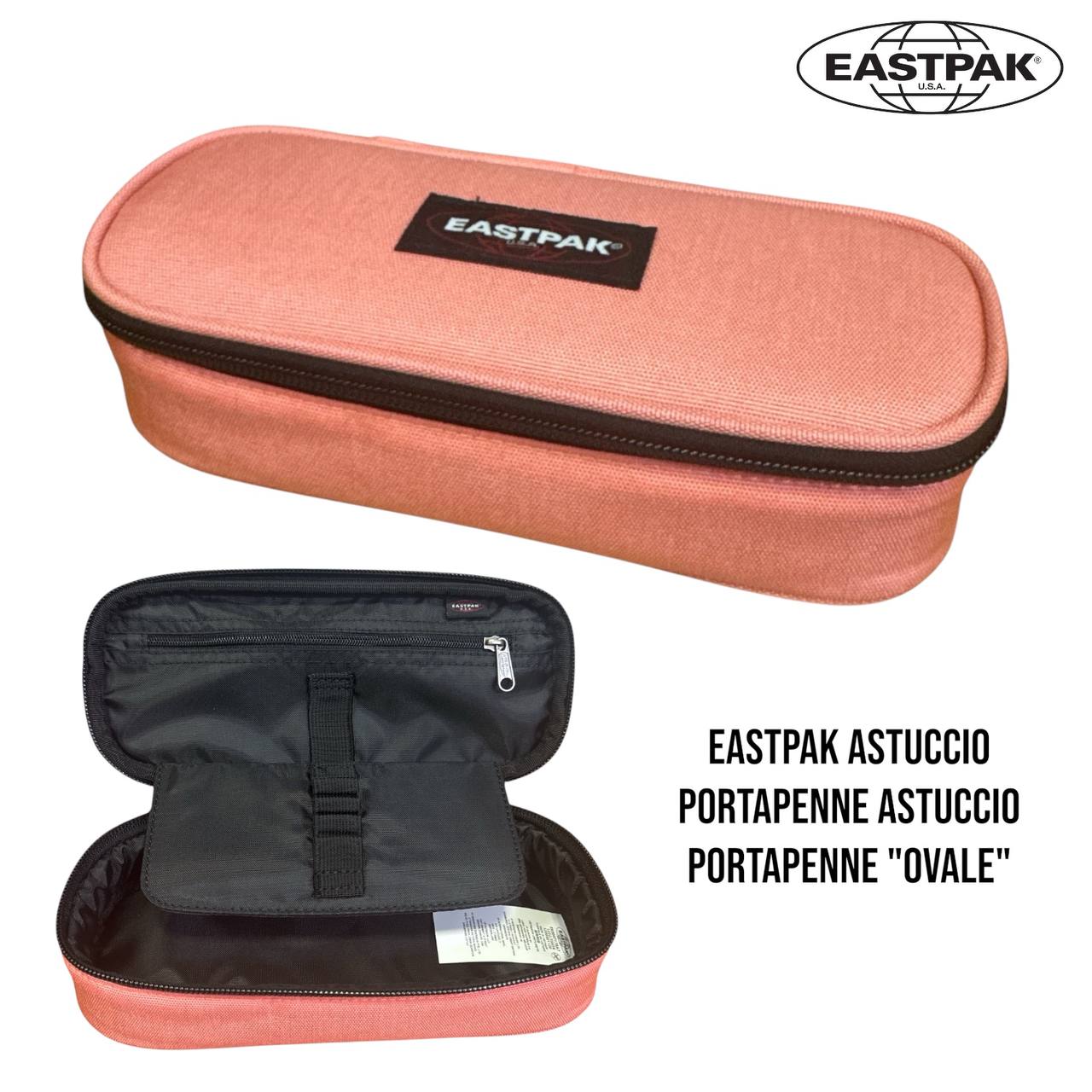 Astuccio Eastpak Oval Single - Portapenne Ovale Capiente per Scuola e Ufficio