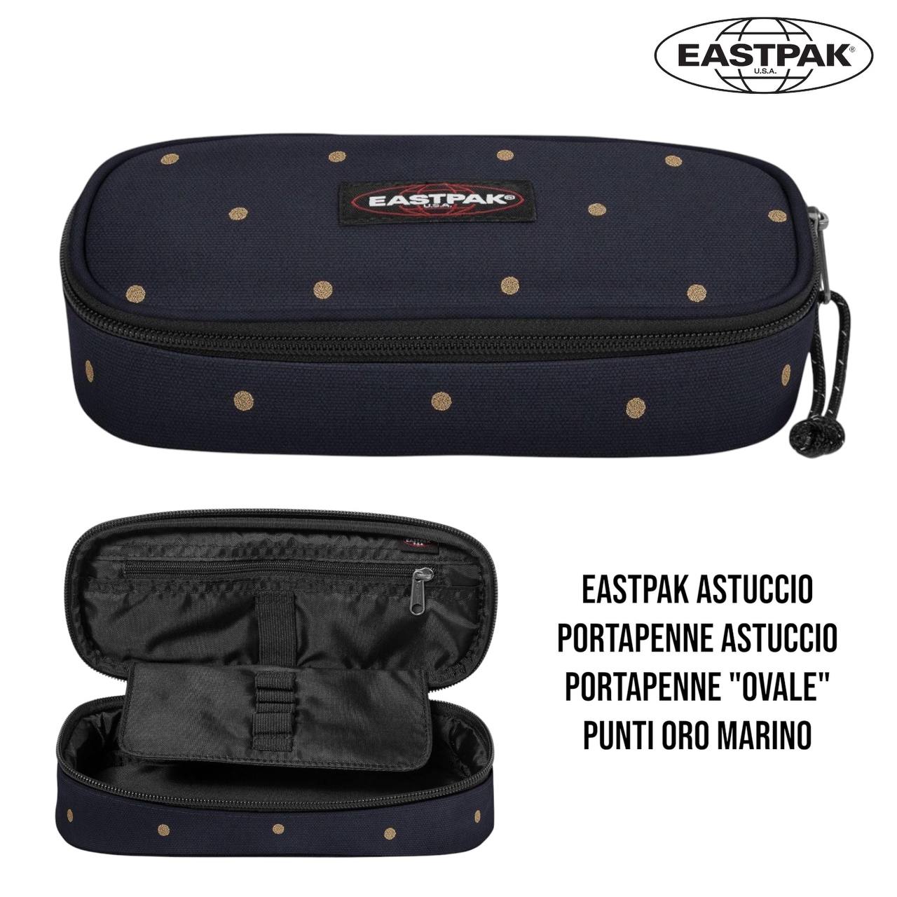 Astuccio Eastpak Oval Single - Portapenne Ovale Capiente per Scuola e Ufficio