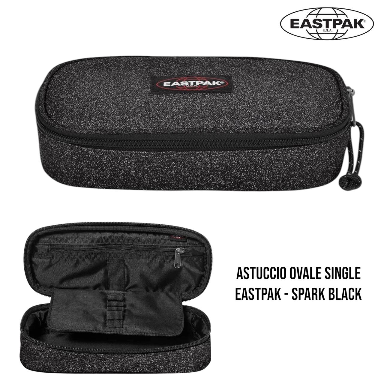 Astuccio Eastpak Oval Single - Portapenne Ovale Capiente per Scuola e Ufficio