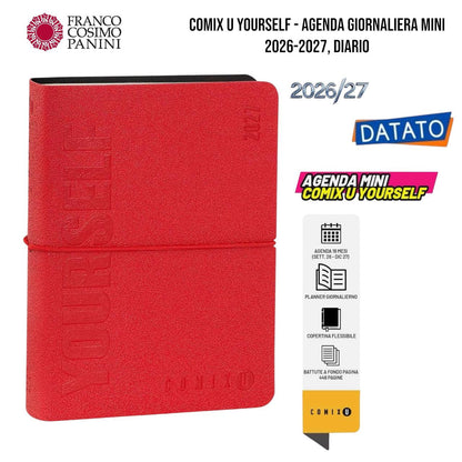 Diario Agenda Scolastica 2026-2027 (16 Mesi) - Comix U Yourself, Me & Edizioni Speciali Panini