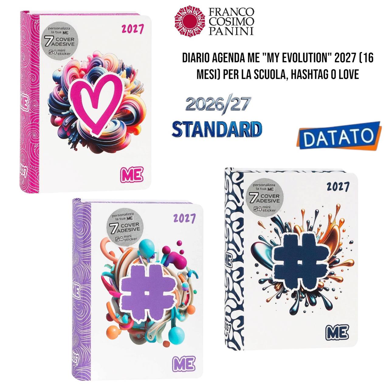 Diario Agenda Scolastica 2026-2027 (16 Mesi) - Comix U Yourself, Me & Edizioni Speciali Panini