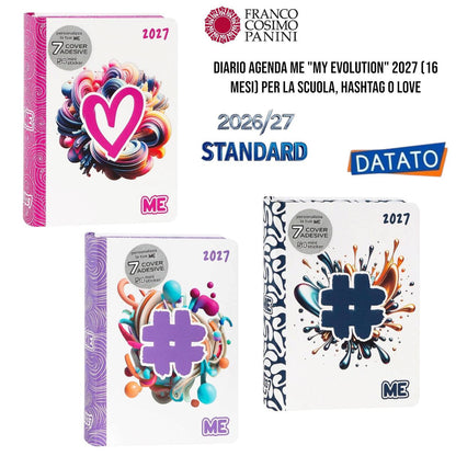 Diario Agenda Scolastica 2026-2027 (16 Mesi) - Comix U Yourself, Me & Edizioni Speciali Panini