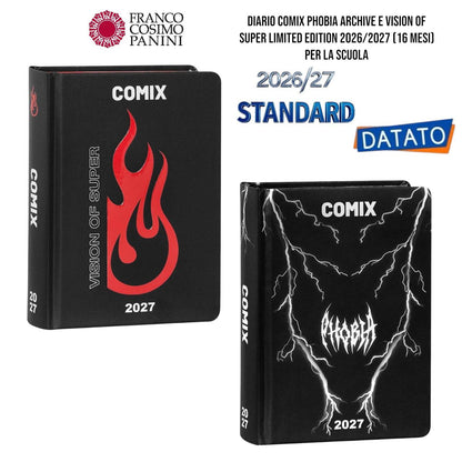 Diario Agenda Scolastica 2026-2027 (16 Mesi) - Comix U Yourself, Me & Edizioni Speciali Panini