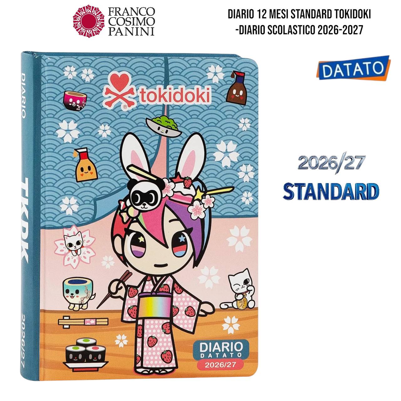 Diario Scolastico Standard 12 Mesi 2026/2027 – Franco Cosimo Panini | Formato Standard