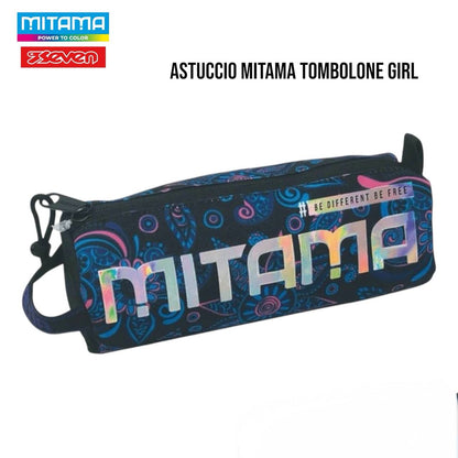 Astuccio Scuola 2 Zip / Tombolone Mitama - Fantasie Assortite per Ragazzi e Ragazze