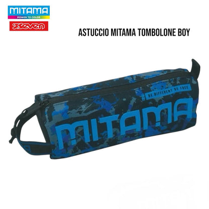 Astuccio Scuola 2 Zip / Tombolone Mitama - Fantasie Assortite per Ragazzi e Ragazze