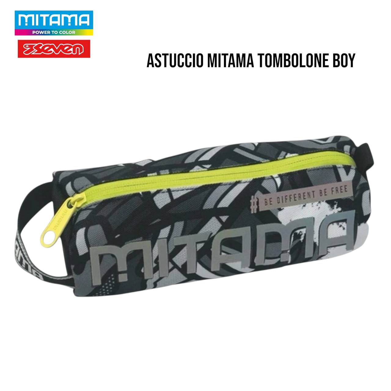Astuccio Scuola 2 Zip / Tombolone Mitama - Fantasie Assortite per Ragazzi e Ragazze