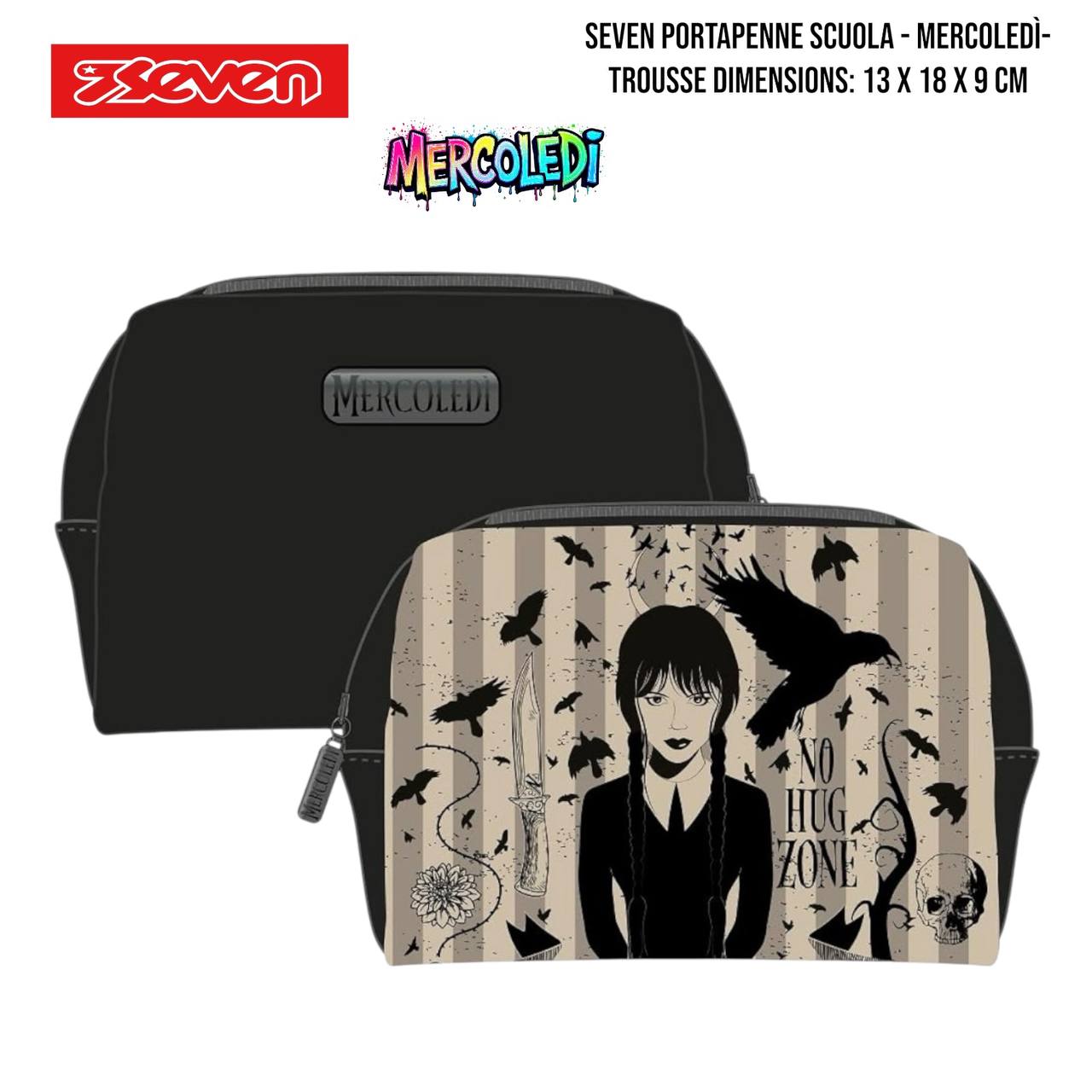 Astuccio Scuola 2 Zip / Tombolone Mitama - Fantasie Assortite per Ragazzi e Ragazze