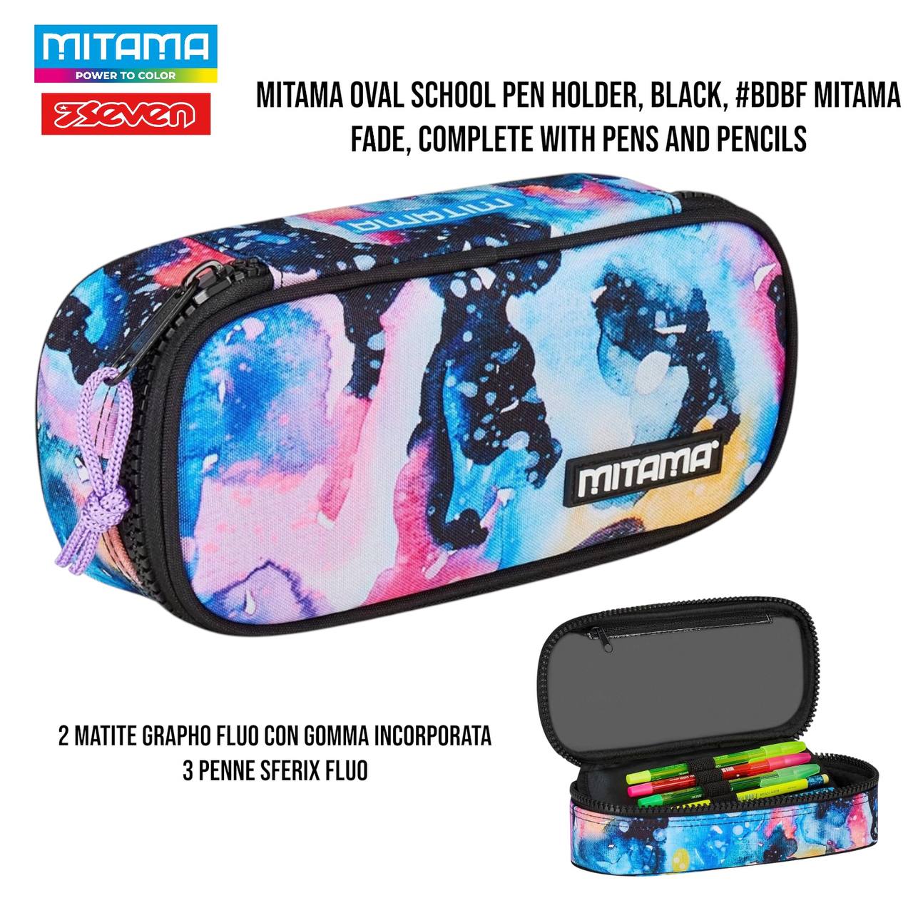 Astuccio Portapenne Scuola Assortito Mitama - Modelli e Fantasie per Ogni Stile
