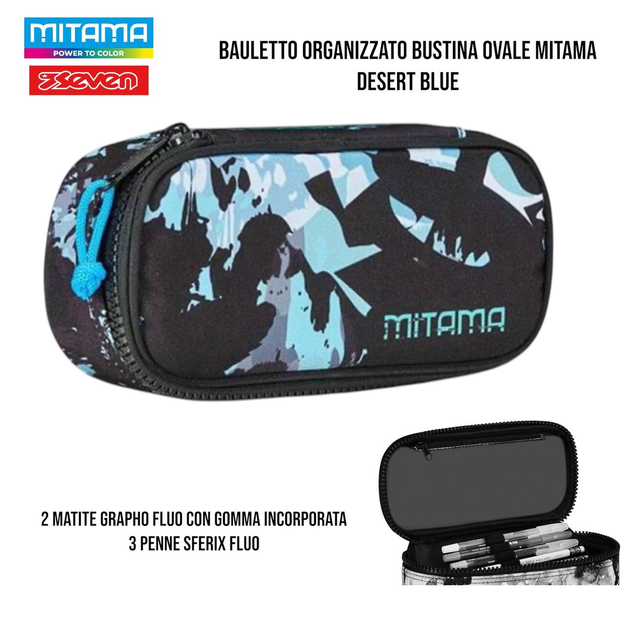 Astuccio Portapenne Scuola Assortito Mitama - Modelli e Fantasie per Ogni Stile