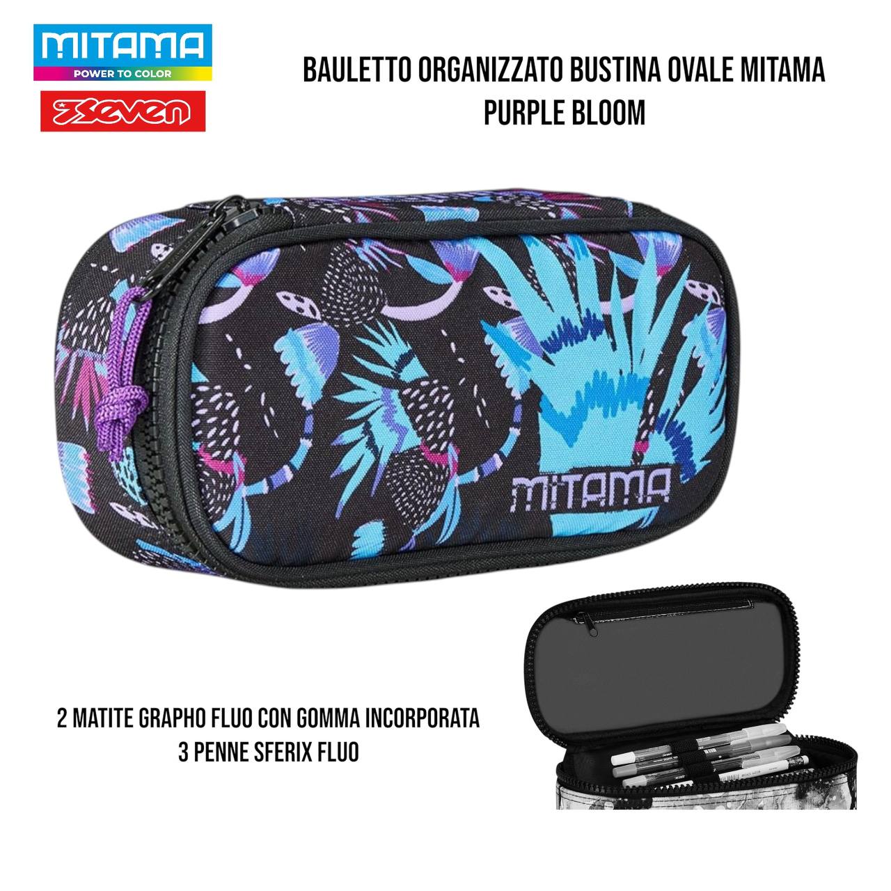 Astuccio Portapenne Scuola Assortito Mitama - Modelli e Fantasie per Ogni Stile