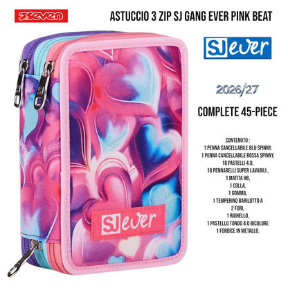 Astuccio 3 Zip Seven SJ Gang Completo 45 Pezzi - Fantasie Assortite