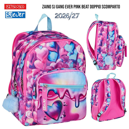 Zaino Doppio Scomparto Seven SJ Gang - Fantasie Assortite