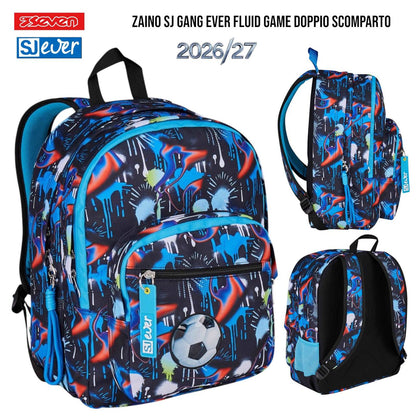Zaino Doppio Scomparto Seven SJ Gang - Fantasie Assortite