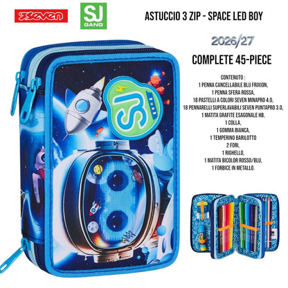 Astuccio Scuola 3 Zip Completo Mitama / Seven - Fantasie Assortite (47-50 Pezzi) (Copia)