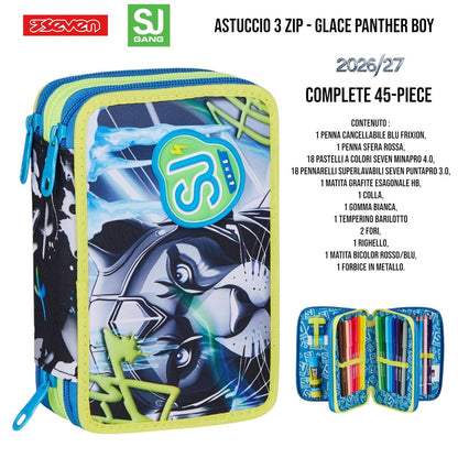 Astuccio Scuola 3 Zip Completo Mitama / Seven - Fantasie Assortite (47-50 Pezzi) (Copia)