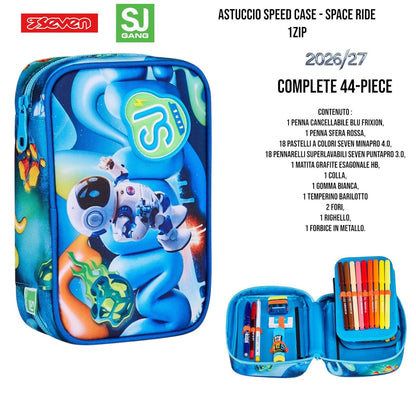 Astuccio Scuola 3 Zip Completo Mitama / Seven - Fantasie Assortite (47-50 Pezzi) (Copia)