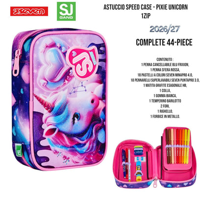 Astuccio Scuola 3 Zip Completo Mitama / Seven - Fantasie Assortite (47-50 Pezzi) (Copia)