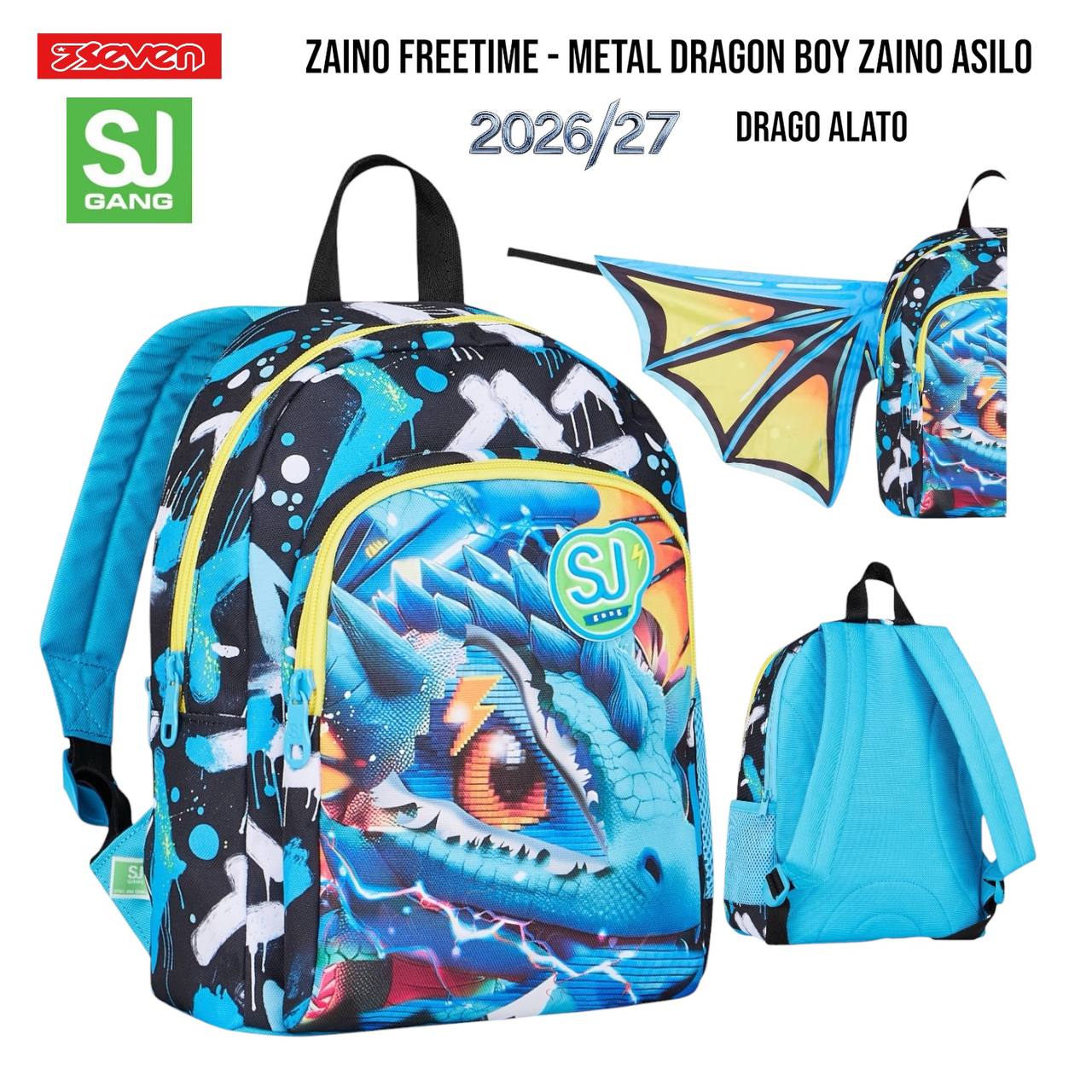 Astuccio Scuola 3 Zip Completo Mitama / Seven - Fantasie Assortite (47-50 Pezzi) (Copia)