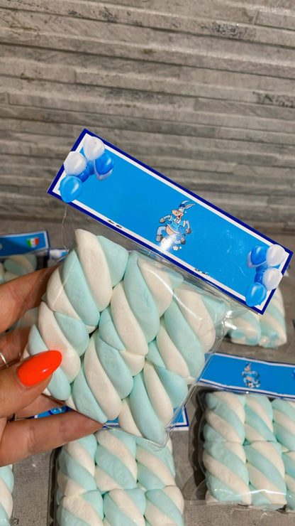 Bustine Marshmallow Personalizzate Tema Napoli – Gadget e Regalini Fine Festa Compleanno