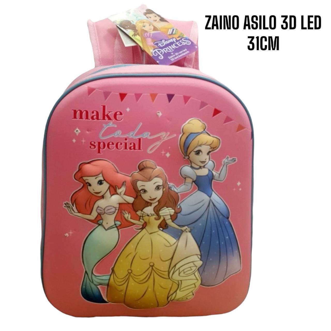SCUOLA 2026 ZAINO ASILO 3D LED