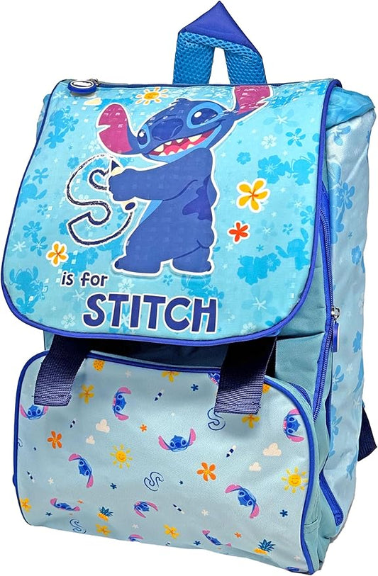 Zaino Estensibile Bambina Per La Scuola Elementare, Doppio Scomparto, Con Tasca e Portaborraccia, Spallacci Imbottiti