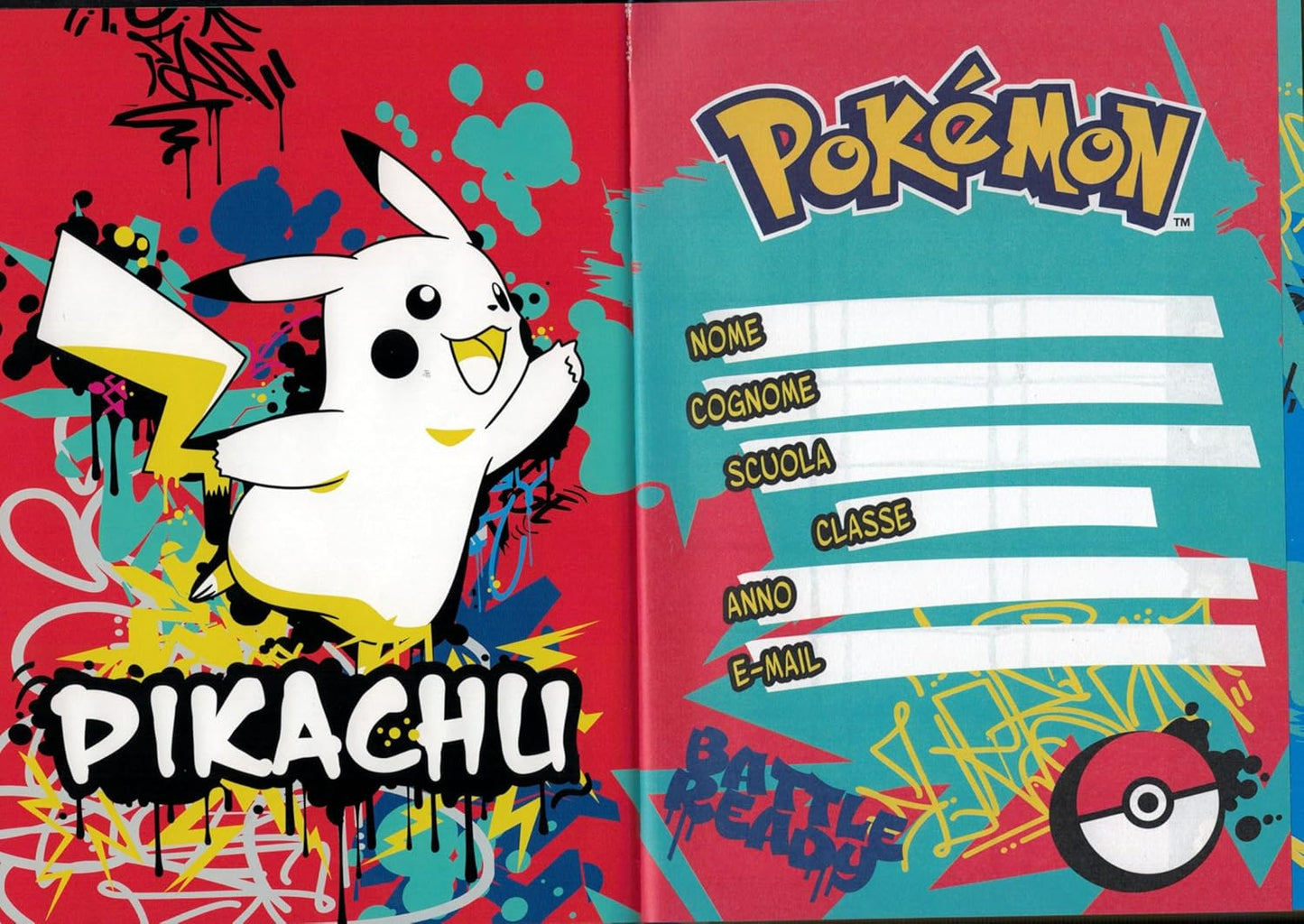 Seven DIARIO AGENDA SCUOLA POKEMON (Blu)
