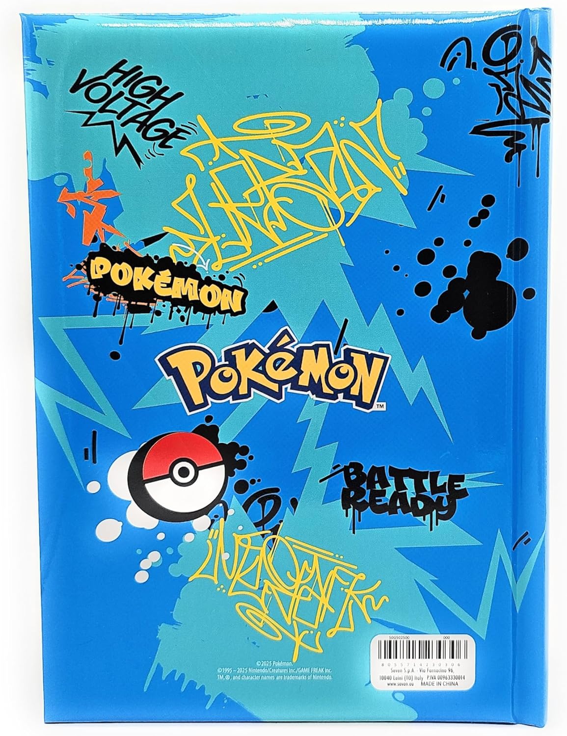 Seven DIARIO AGENDA SCUOLA POKEMON (Blu)