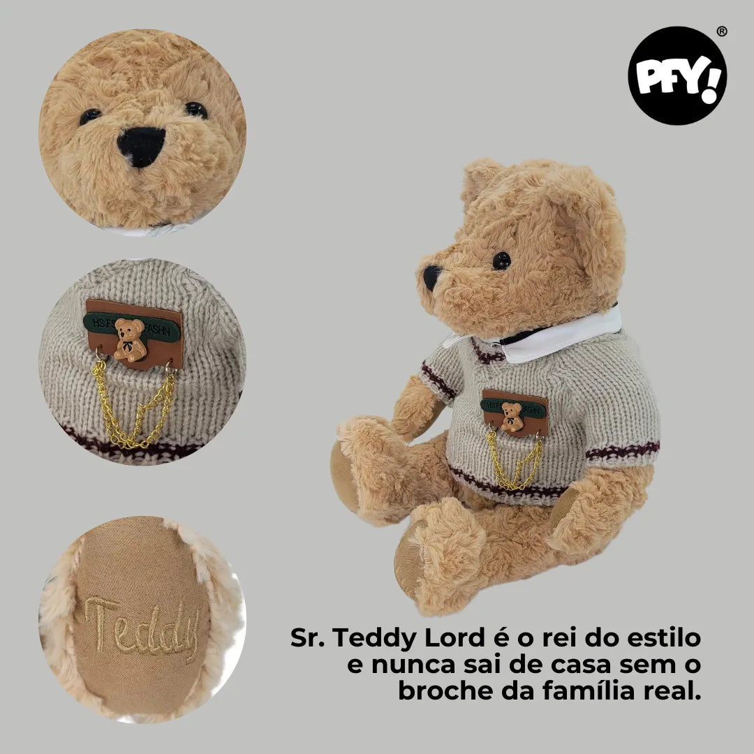 Orso Sig. Teddy Lord Peluche Con Vestiti