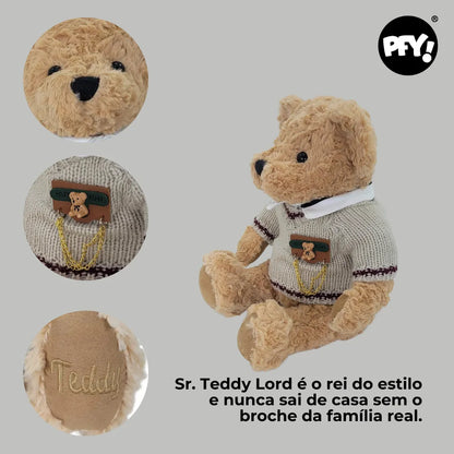 Orso Sig. Teddy Lord Peluche Con Vestiti