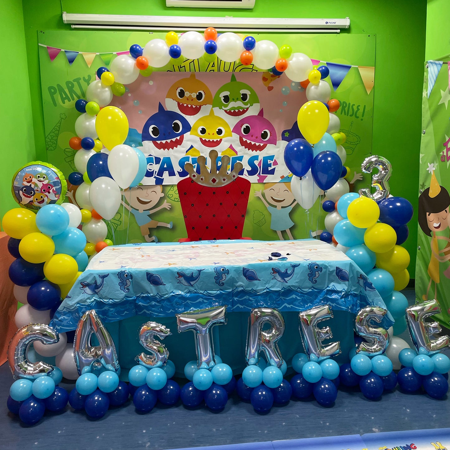 Allestimento tavolo base