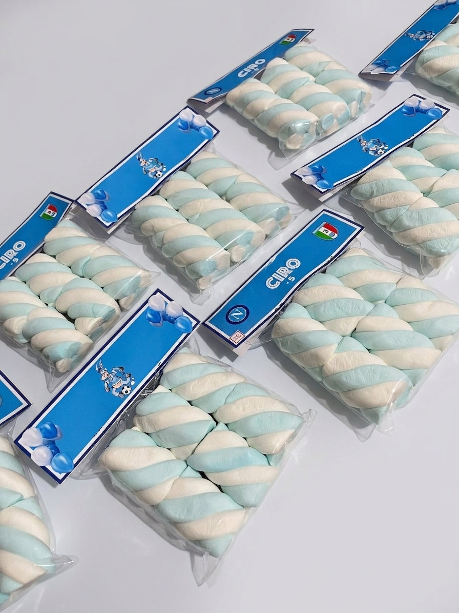 Bustine Marshmallow Personalizzate Tema Napoli – Gadget e Regalini Fine Festa Compleanno