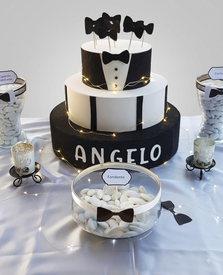 Torta Scenografica Smoking