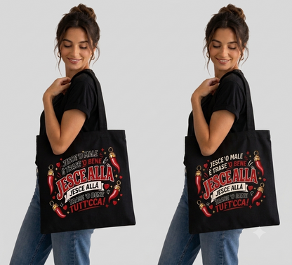 Tote Bag Sciò Sciò Ciucciuè – Borsa in Tela Scaramantica Napoletana