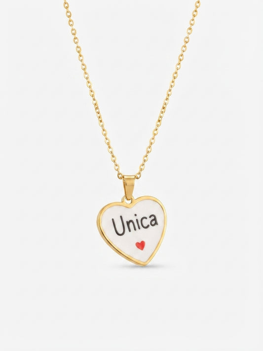 Collana con Pendente a Cuore "Unica"