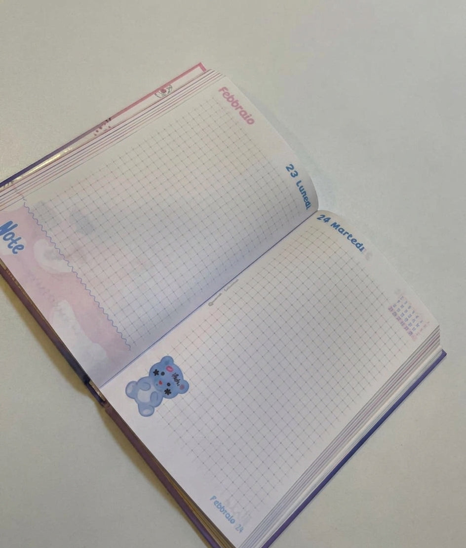 Diario Agenda Scuola Coccolotti x Colourbook – Pastel Bear (Prodotto Ufficiale Giochi Preziosi) 2025/26