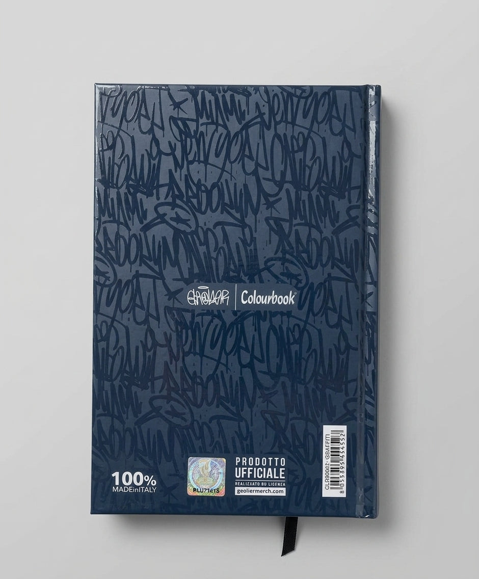 Diario Agenda Geolier x Colourbook – Black Crocodile Edition (Prodotto Ufficiale) 2025/26
