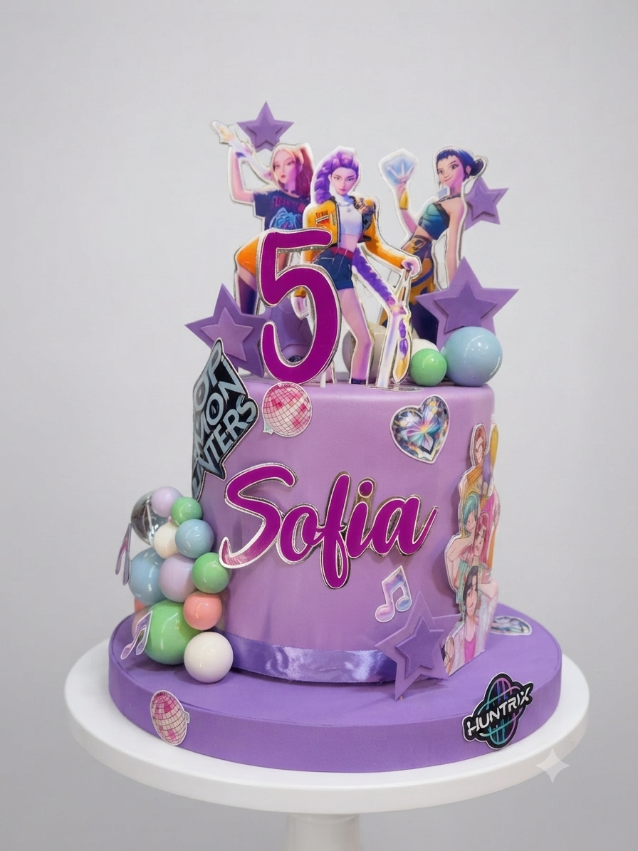 Torta Scenografica K-Pop Personalizzata
