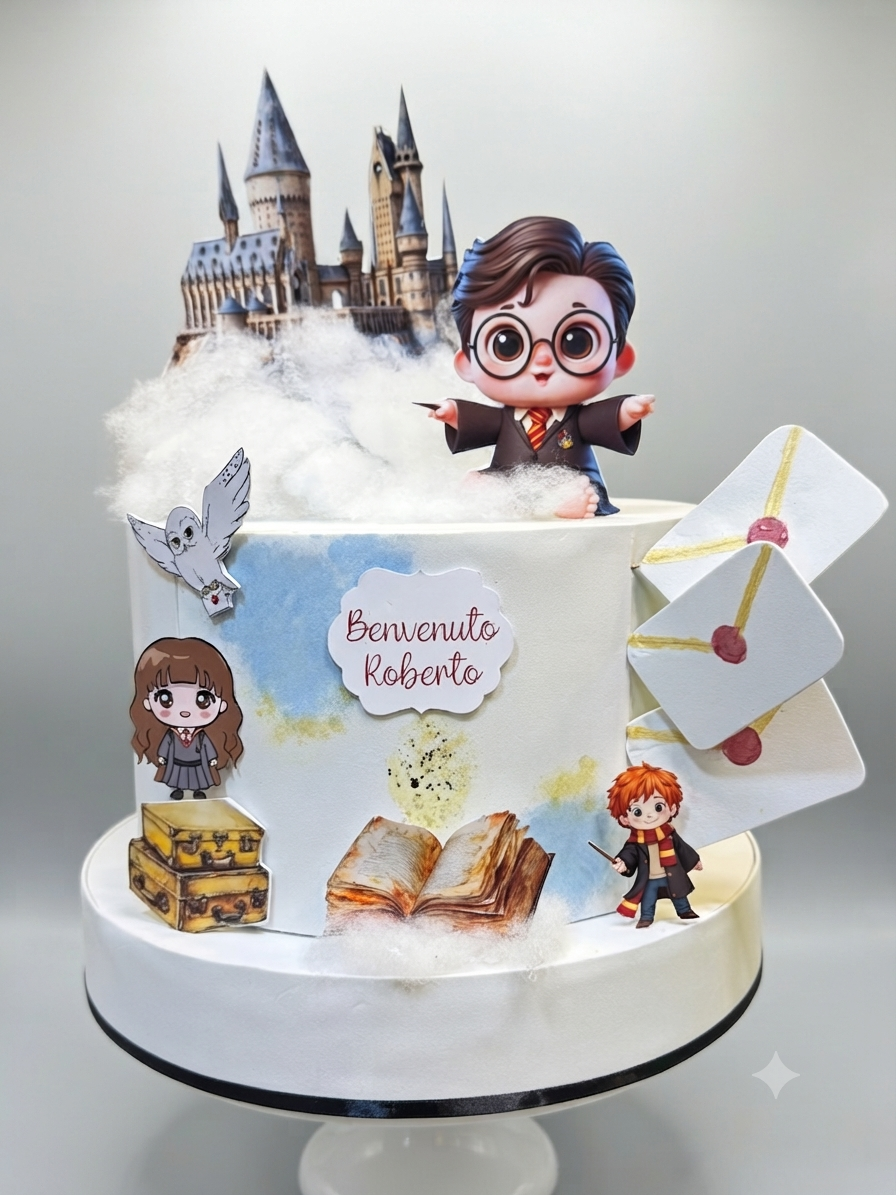 Torta Scenografica in Gomma EVA a Tema Harry Potter