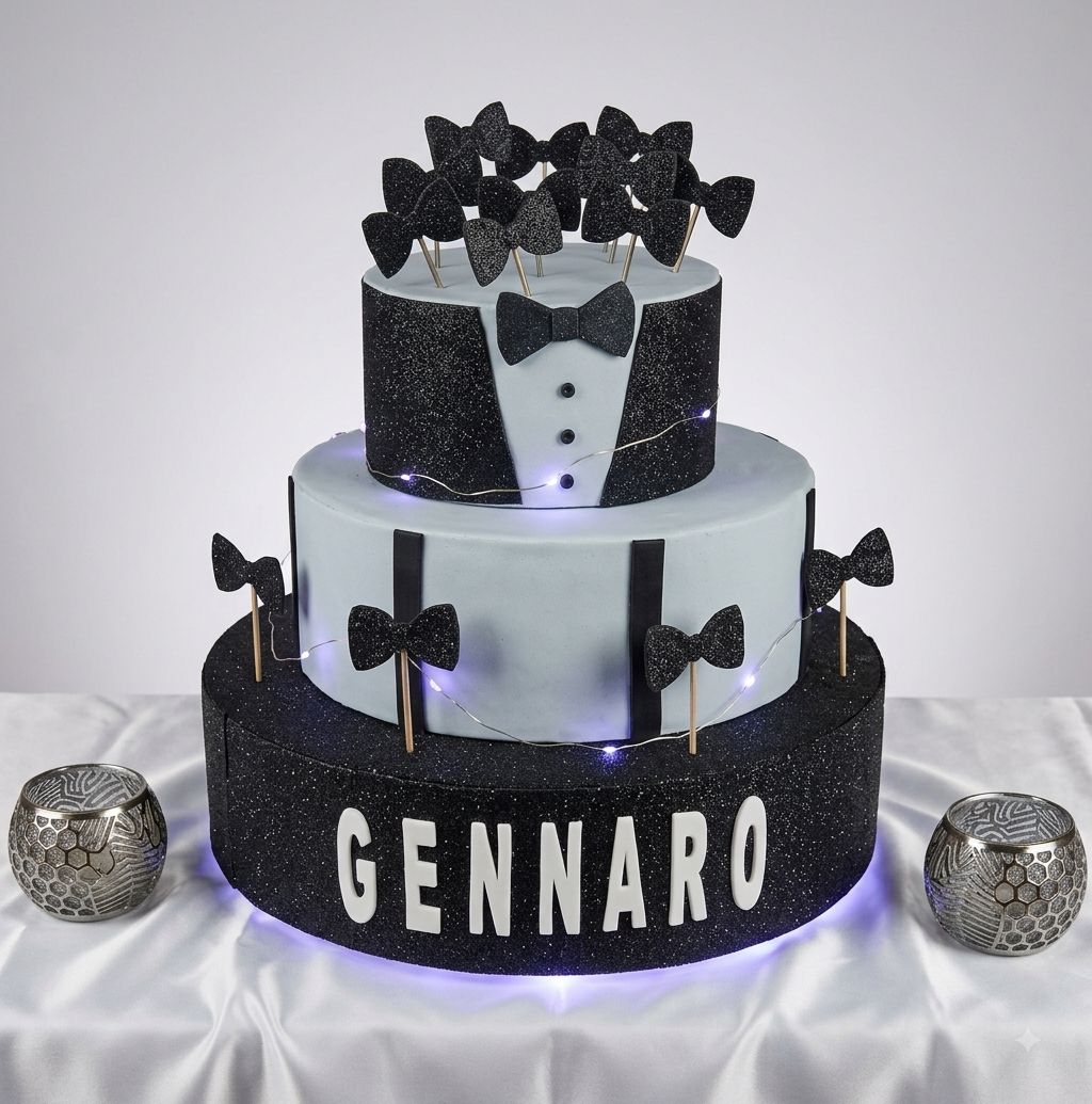 Torta Scenografica Smoking