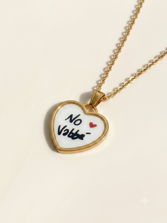 Collana Cuore "No Vabbè"