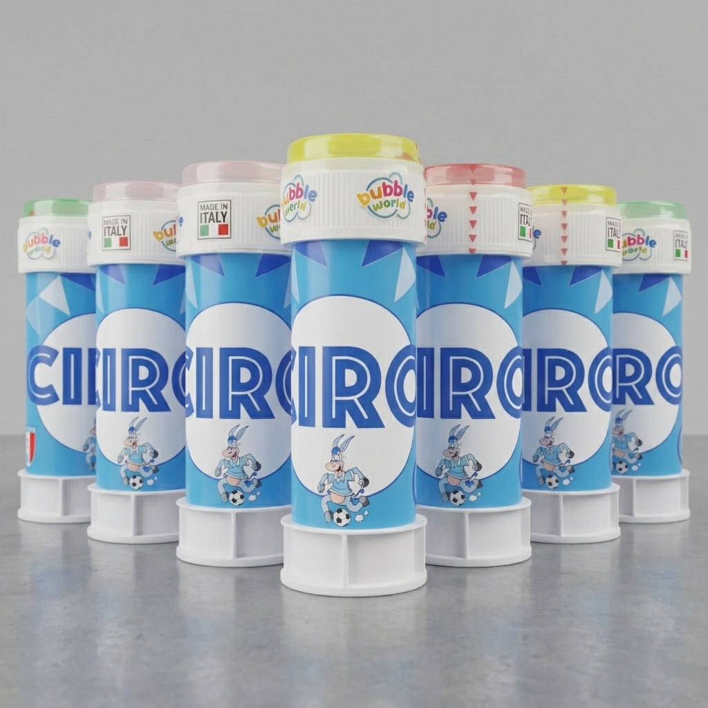 Bolle di Sapone Personalizzate Tema Calcio Napoli