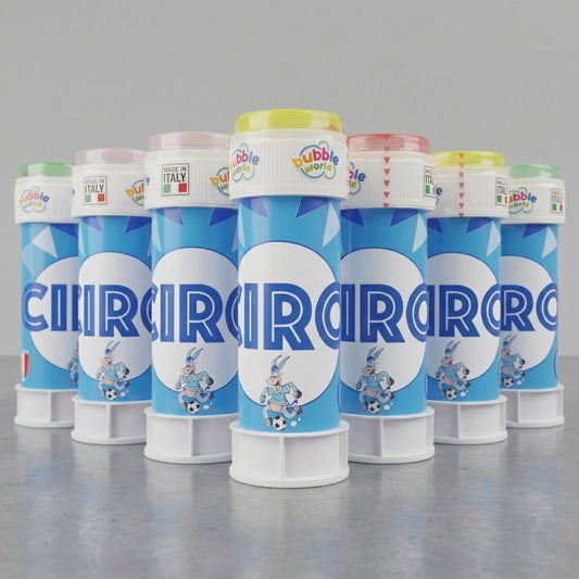 Bolle di Sapone Personalizzate Tema Calcio Napoli
