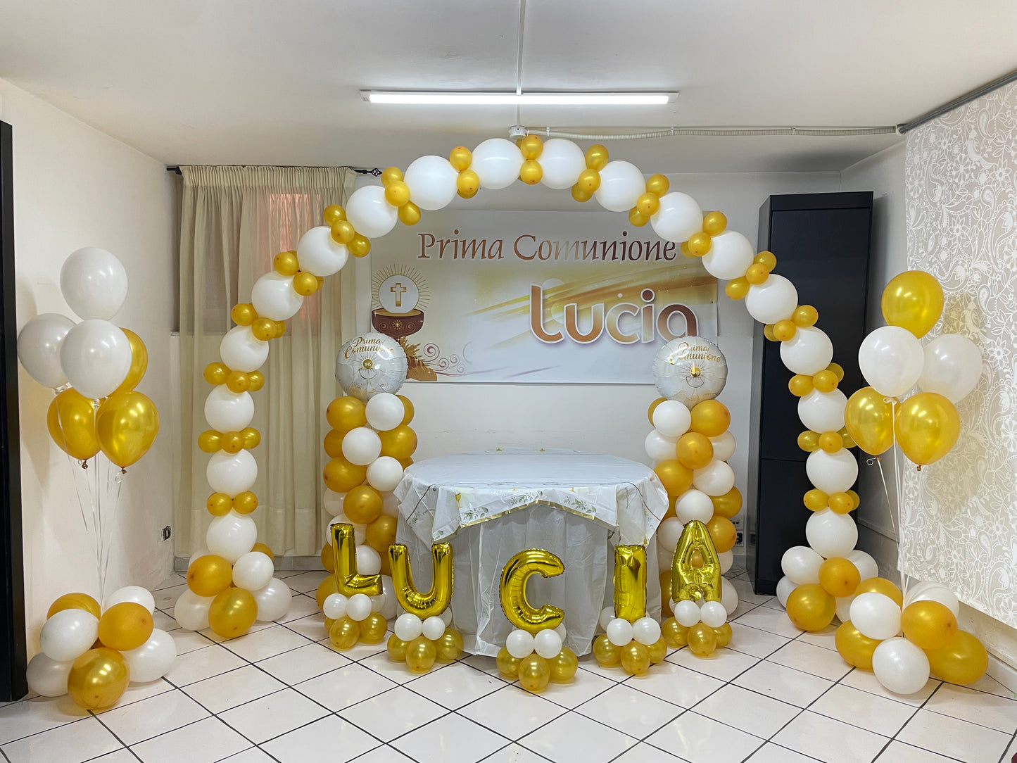 Allestimento tavolo base