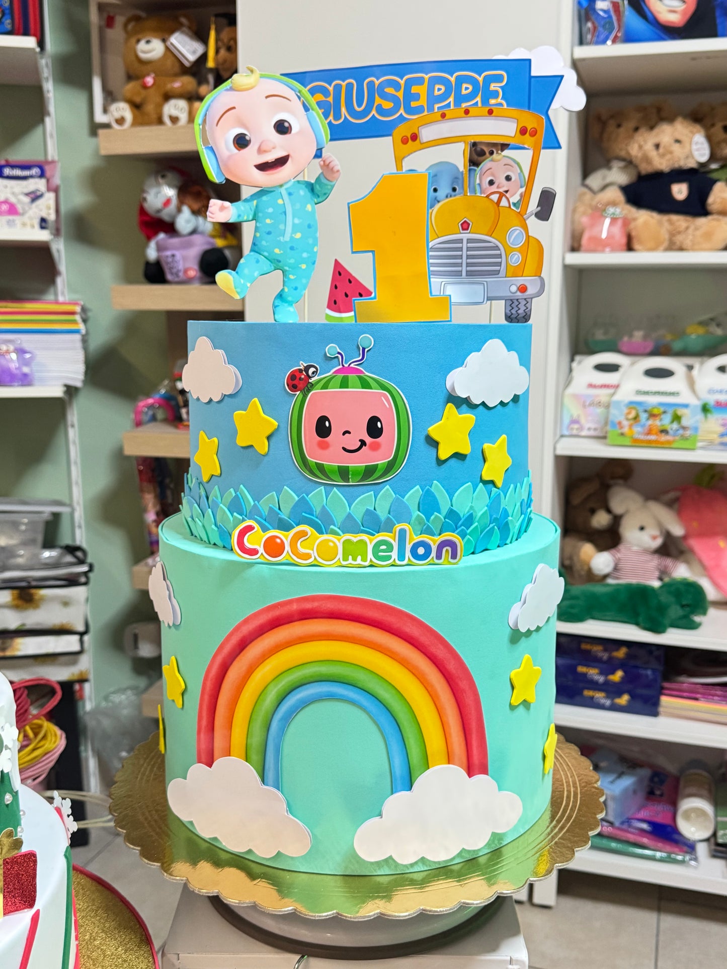 Torta scenografica Cocomelon