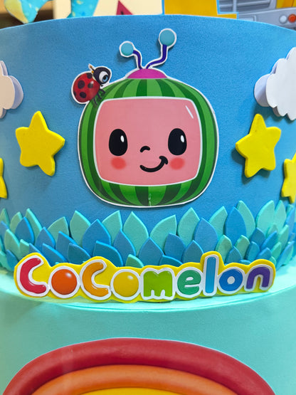 Torta scenografica Cocomelon